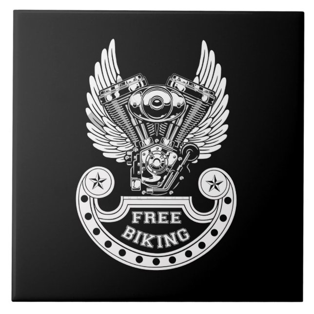 Azulejo De Cerâmica bicicleta gratuita (Frente)