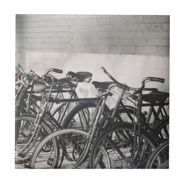Azulejo De Cerâmica Bicicletas Antigas (Frente)