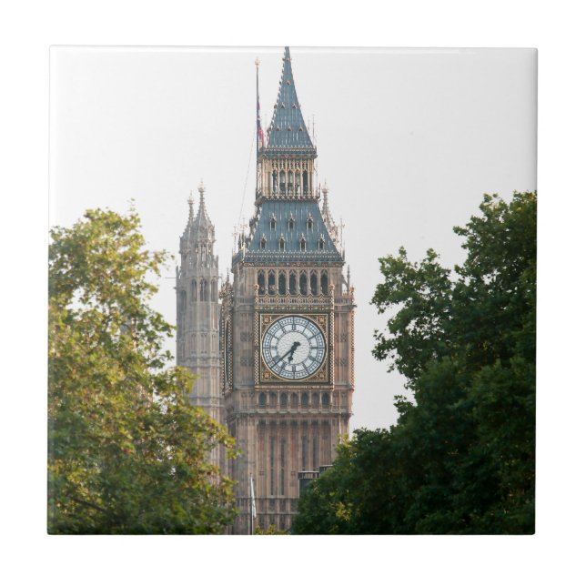 Azulejo De Cerâmica Big Ben London Inglaterra (Frente)