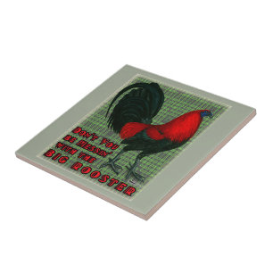 Azulejo De Cerâmica Big Red Rooster