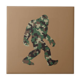 Azulejo De Cerâmica Bigfoot Sasquatch Camo