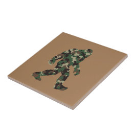 Azulejo De Cerâmica Bigfoot Sasquatch Camo