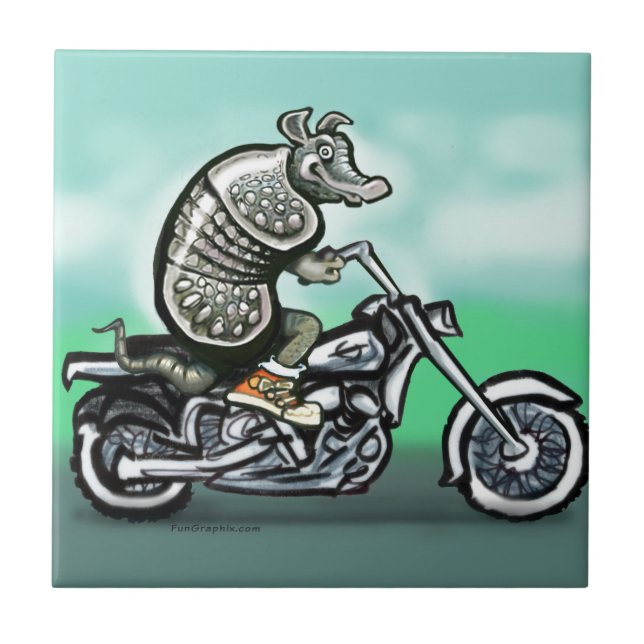 Azulejo De Cerâmica Biker Club Dillo (Frente)