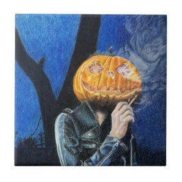 Azulejo De Cerâmica Biker sem cabeça