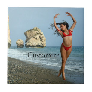 Azulejo De Cerâmica Bikini Model Dancing Thunder_Cove