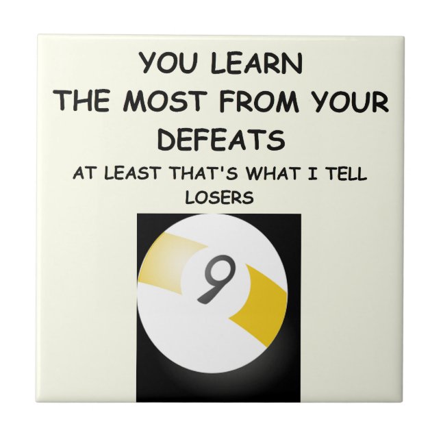 Azulejo De Cerâmica bilhar (Frente)