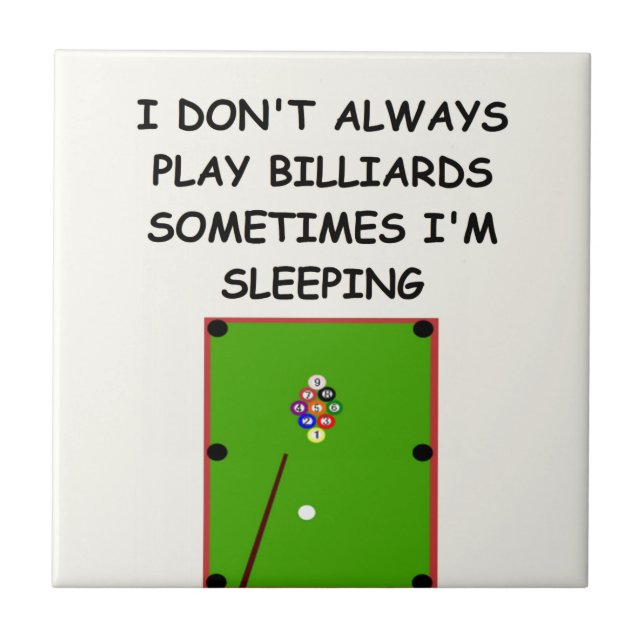 Azulejo De Cerâmica billards (Frente)