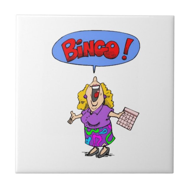 Azulejo De Cerâmica Bingo (Frente)