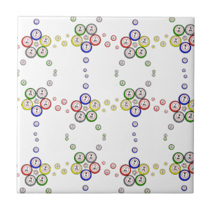 Azulejo De Cerâmica Bingo Balls