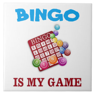 AZULEJO DE CERÂMICA BINGO É MEU JOGO