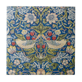 Azulejo De Cerâmica Bird Art Nouveau Design