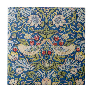 Azulejo De Cerâmica Bird Art Nouveau Design