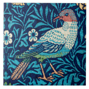 Azulejo De Cerâmica Bird, William Morris