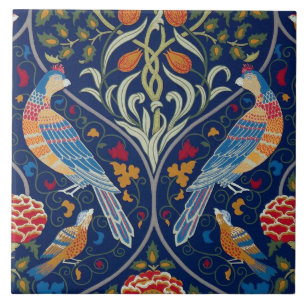 Azulejo De Cerâmica Birds, William Morris