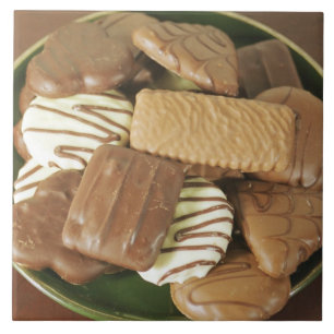 Azulejo De Cerâmica Biscoitos do chocolate