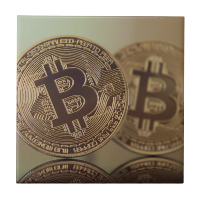 Azulejo De Cerâmica Bitmoeda 17 (Frente)