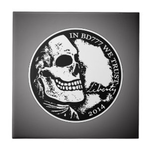 Azulejo De Cerâmica Black Death 777 - Liberty