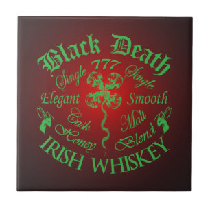 Azulejo De Cerâmica Black Death 77 - Honey Irish Whiskey