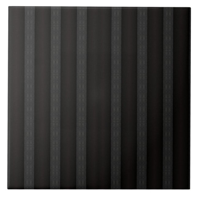 Azulejo De Cerâmica Black Geometric Pattern – Modern Minimalist Design (Frente)