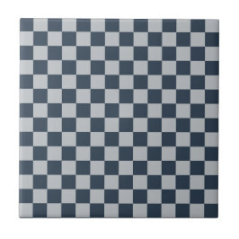 Azulejo De Cerâmica Black ice checkered board pattern