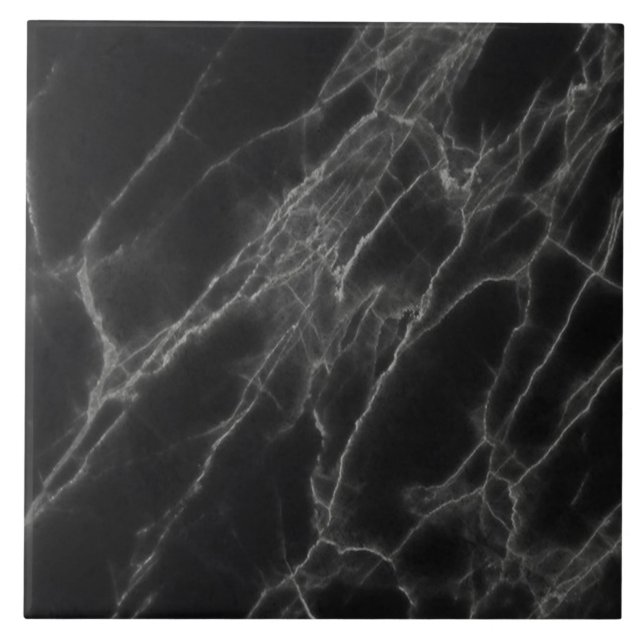 Azulejo de cerâmica Black Marble (Frente)