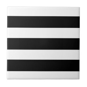 Azulejo De Cerâmica Black & White Stripes Stripes Tortas Modernas