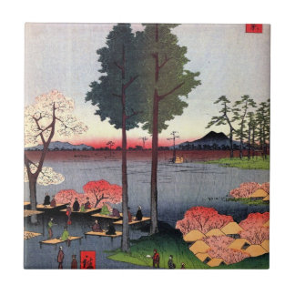 Azulejo De Cerâmica Blefe de Suwa em Nippori (日暮里諏訪の台)