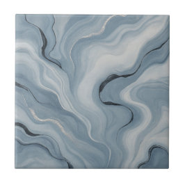 Azulejo De Cerâmica Bleu de Savoie Serenity - Edição Artística