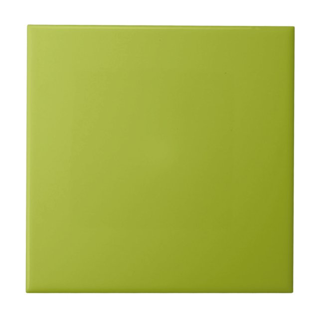 Azulejo De Cerâmica Bloco de cores - Verde claro (Frente)