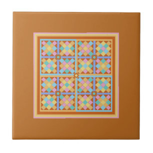 Azulejo De Cerâmica Blocos marroquinos do azulejo, quadrado na parte