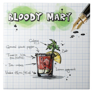 Azulejo De Cerâmica Bloody Mary