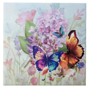 Azulejo De Cerâmica Blooms Flutuados