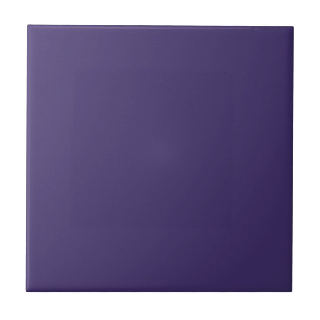 Azulejo De Cerâmica Bloqueio de cores - Roxo (Frente)