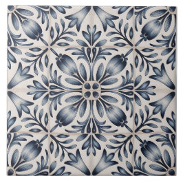 Azulejo De Cerâmica Blue Dutch Delft Pattern 
