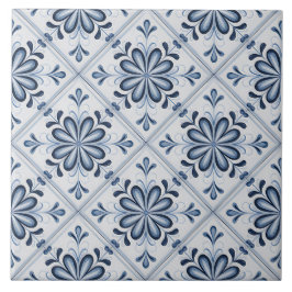 Azulejo De Cerâmica Blue Dutch Delft Pattern 