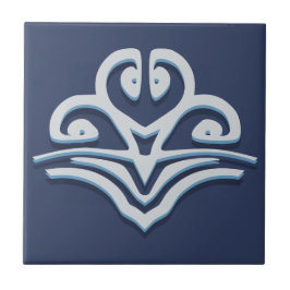 Azulejo De Cerâmica Blue Fantasy Forest Mural Woodland Border C