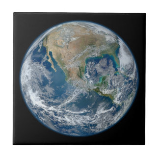 Azulejo De Cerâmica Blue Marble Planet Earth América do Norte México