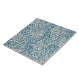 Azulejo De Cerâmica Blue Marigolds (por William Morris)