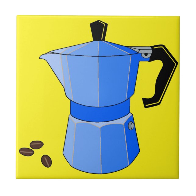 Azulejo De Cerâmica Blue Rainbow Espresso (Frente)