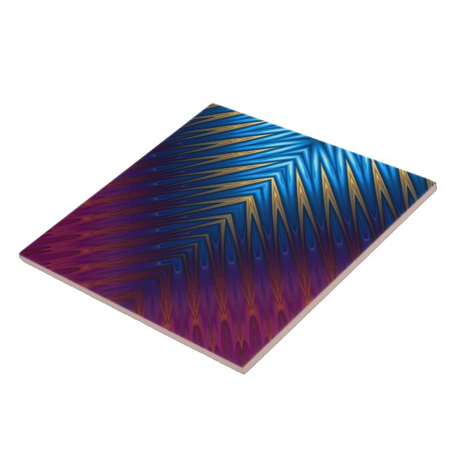 Azulejo De Cerâmica Blue Ridge Gold (Lateral)