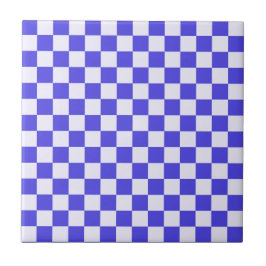 Azulejo De Cerâmica Blueberry cream checkered pattern
