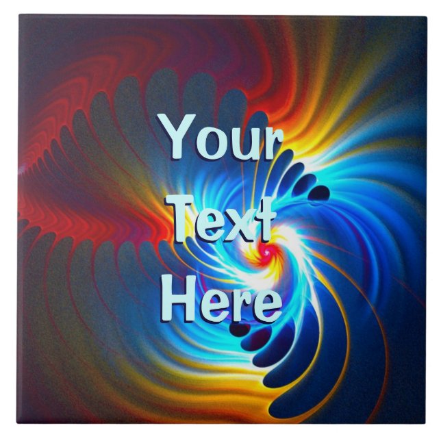 Azulejo De Cerâmica Blueshift gravitacional (Frente)