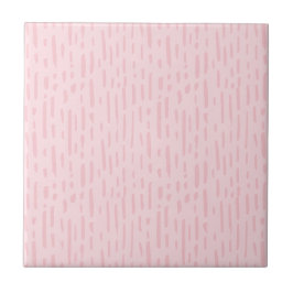 Azulejo De Cerâmica Blush Pink Stripes