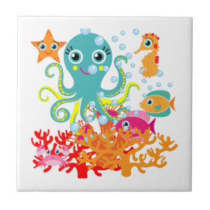 Azulejo De Cerâmica Boa vinda ao oceano