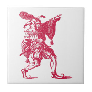 Azulejo De Cerâmica Bobo da corte shakespeariano