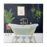 Azulejo De Cerâmica Boho Bath I<br><div class="desc">Boho Bath I por Victoria Borges</div>