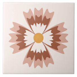 Azulejo De Cerâmica Boho Blocks Floral