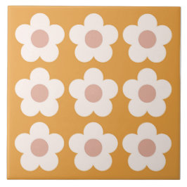 Azulejo De Cerâmica Boho Blocks Floral