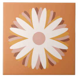 Azulejo De Cerâmica Boho Blocks Floral