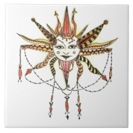 Azulejo De Cerâmica Boho Soleil